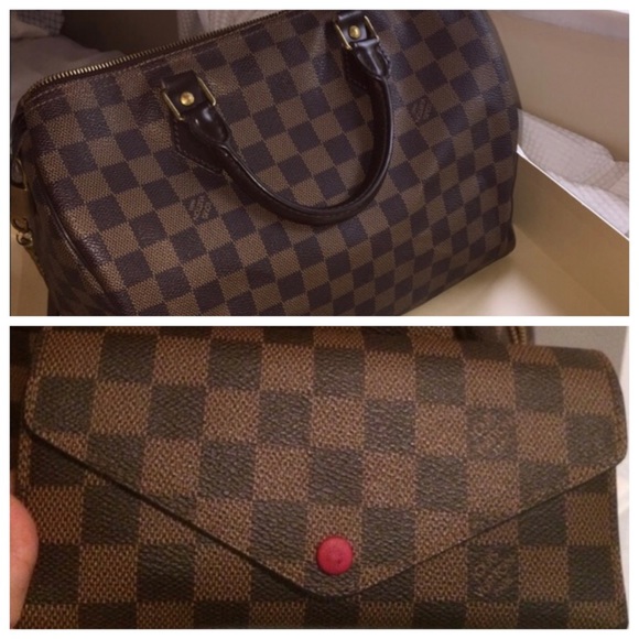 Louis Vuitton Handbags - Louis Vuitton Damier Ebene speedy 30 bundle